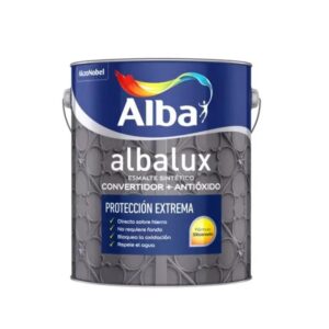 Albalux 2 en 1 Esmalte + Convertidor Forja Gris 1 lts