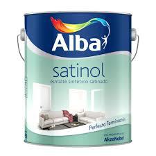 Alba Satinol Esmalte Sintetico Satinado Blanco 4 lts