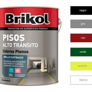 Brikol Esmalte para Pisos Alto Tránsito Verde 1 lts