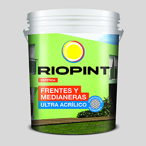 Riopint Latex Frentes y Medianeras Blanco 10 lts