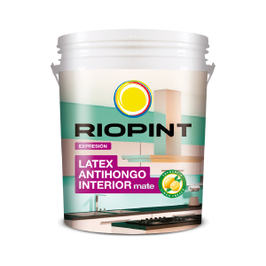 Riopint Latex Interior Antihongos Mate Blanco 4 lts