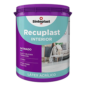 Recuplast Latex Interior Satinado Lavable Blanco 10 lts