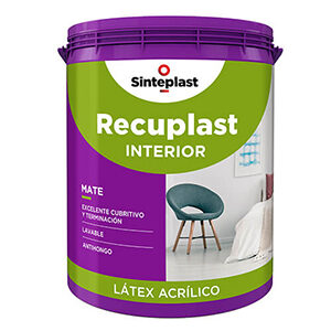 Recuplast Latex Interior Mate Lavable Blanco 20 lts