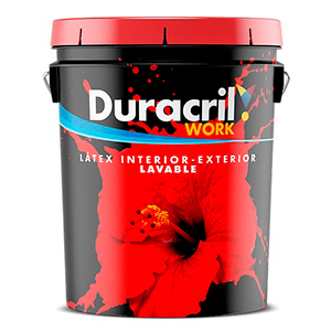 DURACRIL LATEX WORK LAVABLE 10 LTS